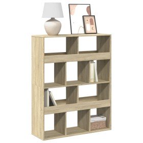 Estantería de madera de ingeniería roble Sonoma 100x33x125,5 cm en Librerías y estanterías | Comprar online en Foru.es