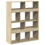 Estantería de madera de ingeniería roble Sonoma 100x33x125,5 cm en Librerías y estanterías | Comprar online en Foru.es