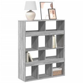Estantería de madera de ingeniería gris Sonoma 100x33x125,5 cm en Librerías y estanterías | Comprar online en Foru.es