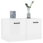 Armario pared madera contrachapada blanco brillo 80x35x36,5 cm de vidaXL, Estantes y estanterías - Ref: Foro24-812930, Precio...