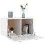Armario pared madera contrachapada blanco brillo 80x35x36,5 cm de vidaXL, Estantes y estanterías - Ref: Foro24-812930, Precio...