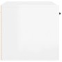 Armario pared madera contrachapada blanco brillo 80x35x36,5 cm de vidaXL, Estantes y estanterías - Ref: Foro24-812930, Precio...