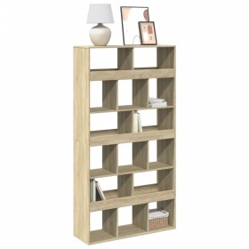 Estantería de madera de ingeniería roble Sonoma 100x33x187,5 cm en Librerías y estanterías | Comprar online en Foru.es