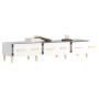 Mueble de TV madera contrachapada blanco brillo 150x34,5x30 cm de vidaXL, Muebles TV - Ref: Foro24-812642, Precio: 93,74 €, D...