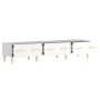 Mueble de TV madera contrachapada blanco brillo 150x34,5x30 cm de vidaXL, Muebles TV - Ref: Foro24-812642, Precio: 93,74 €, D...