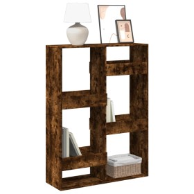 Estantería de madera de ingeniería roble ahumado 100x33x135 cm en Librerías y estanterías | Comprar online en Foru.es