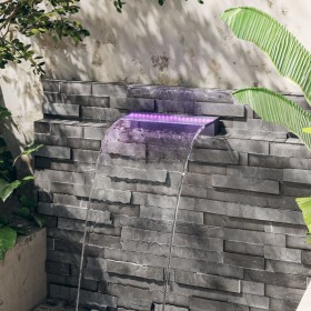 Fuente cascada con LED RGB acrílico 45 cm de vidaXL, Fuentes y cascadas - Ref: Foro24-151402, Precio: 121,10 €, Descuento: %