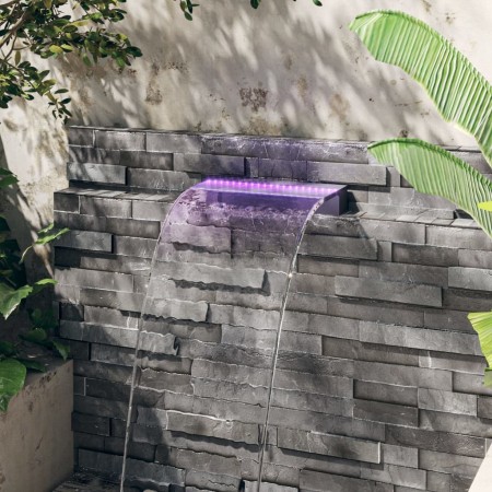 Fuente cascada con LED RGB acrílico 45 cm de vidaXL, Fuentes y cascadas - Ref: Foro24-151402, Precio: 121,10 €, Descuento: %
