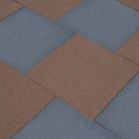 Losetas de goma protección de caídas 18 uds gris 50x50x3 cm de vidaXL, Suelos y moquetas - Ref: Foro24-3096597, Precio: 266,9...