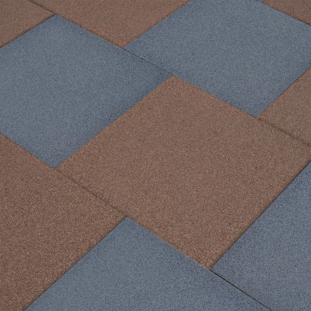 Losetas de goma protección de caídas 18 uds gris 50x50x3 cm de vidaXL, Suelos y moquetas - Ref: Foro24-3096597, Precio: 295,0...