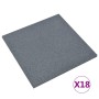 Losetas de goma protección de caídas 18 uds gris 50x50x3 cm de vidaXL, Suelos y moquetas - Ref: Foro24-3096597, Precio: 295,0...