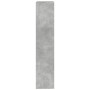 Estantería de madera ingeniería gris hormigón 100x33x155,5 cm en Librerías y estanterías | Comprar online en Foru.es