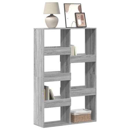 Estantería madera de ingeniería gris Sonoma 100x33x155,5 cm en Librerías y estanterías | Comprar online en Foru.es