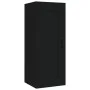 Armario colgante madera de ingeniería negro 35x34x90 cm de vidaXL, Taquillas y armarios de almacenamiento - Ref: Foro24-81247...