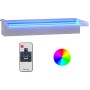Fuente cascada con LED RGB acero inoxidable 45 cm de vidaXL, Fuentes y cascadas - Ref: Foro24-151409, Precio: 132,11 €, Descu...