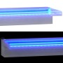 Fuente cascada con LED RGB acero inoxidable 45 cm de vidaXL, Fuentes y cascadas - Ref: Foro24-151409, Precio: 132,11 €, Descu...
