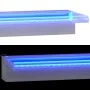 Fuente cascada con LED RGB acero inoxidable 45 cm de vidaXL, Fuentes y cascadas - Ref: Foro24-151409, Precio: 129,46 €, Descu...