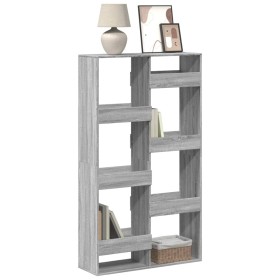 Estantería madera de ingeniería gris Sonoma 100x33x175 cm en Librerías y estanterías | Comprar online en Foru.es