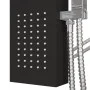 Sistema de panel de ducha aluminio negro de vidaXL, Boquillas de chorro para bañeras y duchas - Ref: Foro24-151416, Precio: 1...
