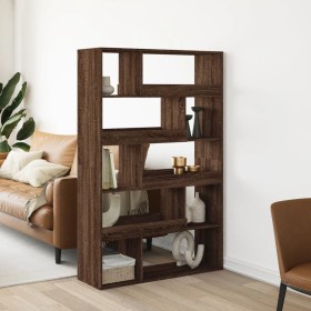 Separador de ambientes madera marrón roble 100x33x156,5 cm en Librerías y estanterías | Comprar online en Foru.es