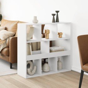 Separador de ambientes madera ingeniería blanco 100x33x94,5 cm en Librerías y estanterías | Comprar online en Foru.es