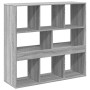 Separador de ambientes madera gris Sonoma 100x33x94,5 cm en Librerías y estanterías | Comprar online en Foru.es
