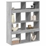 Separador de ambientes madera gris Sonoma 100x33x125,5 cm en Librerías y estanterías | Comprar online en Foru.es