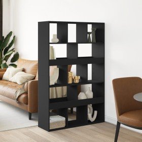 Separador de ambientes madera ingeniería negro 100x33x156,5 cm en Librerías y estanterías | Comprar online en Foru.es