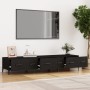 Mueble de TV madera contrachapada negro 150x34,5x30 cm de vidaXL, Muebles TV - Ref: Foro24-812646, Precio: 72,76 €, Descuento: %