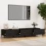 Mueble de TV madera contrachapada negro 150x34,5x30 cm de vidaXL, Muebles TV - Ref: Foro24-812646, Precio: 72,09 €, Descuento: %