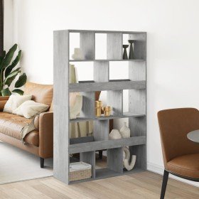 Separador de ambientes madera gris hormigón 100x33x156,5 cm en Librerías y estanterías | Comprar online en Foru.es
