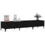 Mueble de TV madera contrachapada negro 150x34,5x30 cm de vidaXL, Muebles TV - Ref: Foro24-812646, Precio: 72,76 €, Descuento: %