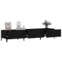 Mueble de TV madera contrachapada negro 150x34,5x30 cm de vidaXL, Muebles TV - Ref: Foro24-812646, Precio: 72,09 €, Descuento: %