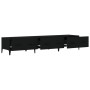 Mueble de TV madera contrachapada negro 150x34,5x30 cm de vidaXL, Muebles TV - Ref: Foro24-812646, Precio: 72,76 €, Descuento: %