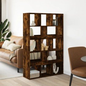 Separador de ambientes madera roble ahumado 100x33x156,5 cm en Librerías y estanterías | Comprar online en Foru.es