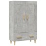 Aparador de madera contrachapada gris hormigón 70x31x115 cm de vidaXL, Aparadores - Ref: Foro24-812568, Precio: 78,21 €, Desc...