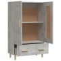 Aparador de madera contrachapada gris hormigón 70x31x115 cm de vidaXL, Aparadores - Ref: Foro24-812568, Precio: 78,21 €, Desc...