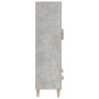 Aparador de madera contrachapada gris hormigón 70x31x115 cm de vidaXL, Aparadores - Ref: Foro24-812568, Precio: 78,21 €, Desc...