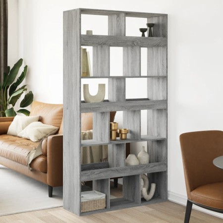 Separador de ambientes madera gris Sonoma 100x33x187,5 cm en Librerías y estanterías | Comprar online en Foru.es