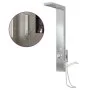 Sistema de panel de ducha acero inoxidable cuadrado de vidaXL, Boquillas de chorro para bañeras y duchas - Ref: Foro24-151414...