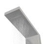 Sistema de panel de ducha acero inoxidable cuadrado de vidaXL, Boquillas de chorro para bañeras y duchas - Ref: Foro24-151414...