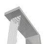 Sistema de panel de ducha acero inoxidable cuadrado de vidaXL, Boquillas de chorro para bañeras y duchas - Ref: Foro24-151414...