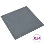Losetas de goma protección de caídas 24 uds gris 50x50x3 cm de vidaXL, Suelos y moquetas - Ref: Foro24-3096598, Precio: 402,9...