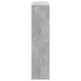 Separador de ambientes madera gris hormigón 100x33x135 cm en Librerías y estanterías | Comprar online en Foru.es