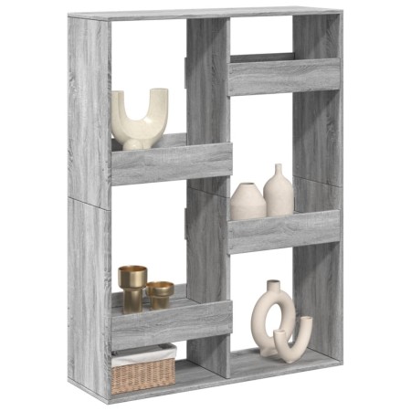 Separador de ambientes madera gris Sonoma 100x33x135 cm en Librerías y estanterías | Comprar online en Foru.es
