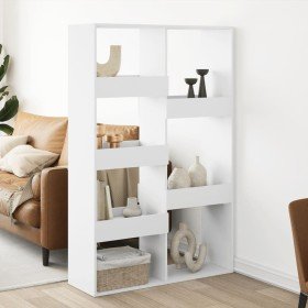 Separador de ambientes madera ingeniería blanco 100x33x155,5 cm en Librerías y estanterías | Comprar online en Foru.es