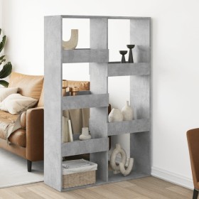 Separador de ambientes madera gris hormigón 100x33x155,5 cm en Librerías y estanterías | Comprar online en Foru.es