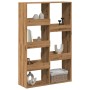 Separador de ambientes madera roble artisian 100x33x155,5 cm en Librerías y estanterías | Comprar online en Foru.es