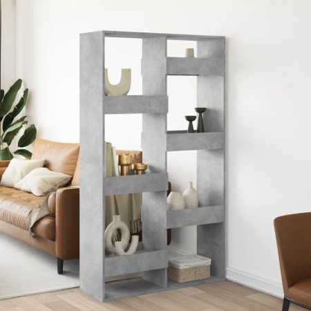 Separador de ambientes madera gris hormigón 100x33x175 cm en Librerías y estanterías | Comprar online en Foru.es