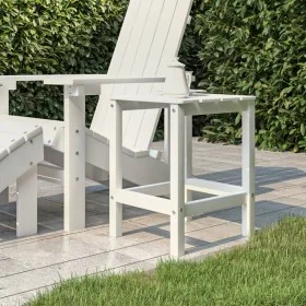 Mesa de jardín Adirondack HDPE blanca 38x38x46 cm de vidaXL, Mesas de jardín - Ref: Foro24-318641, Precio: 55,89 €, Descuento: %